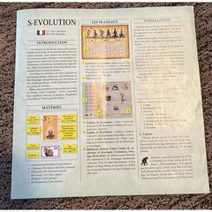 S-evolution Game card. Jean-Michel Maman game Complete