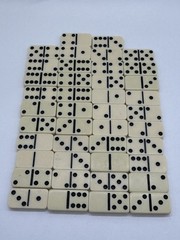 Vintage Dominos, Lot of 42 Misc Pieces, Various Brands, Incomplete Set
