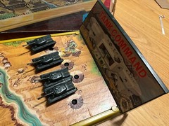 1975 Ideal Tank Command Game – Incomplete, Military Toy Strategic Battle Action