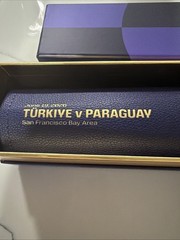 FIFA World Cup 2026 Turkiye V Paraguay Leather Backgammon Set NEW