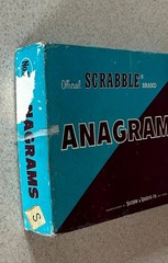 ANAGRAMS Tile Game (Vintage Selchow & Righter) — 1962 Complete In Box