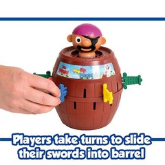 TOMY Pop-Up Pirate Board Game – Fun Family Game Night Activity for Kids Ages 4+