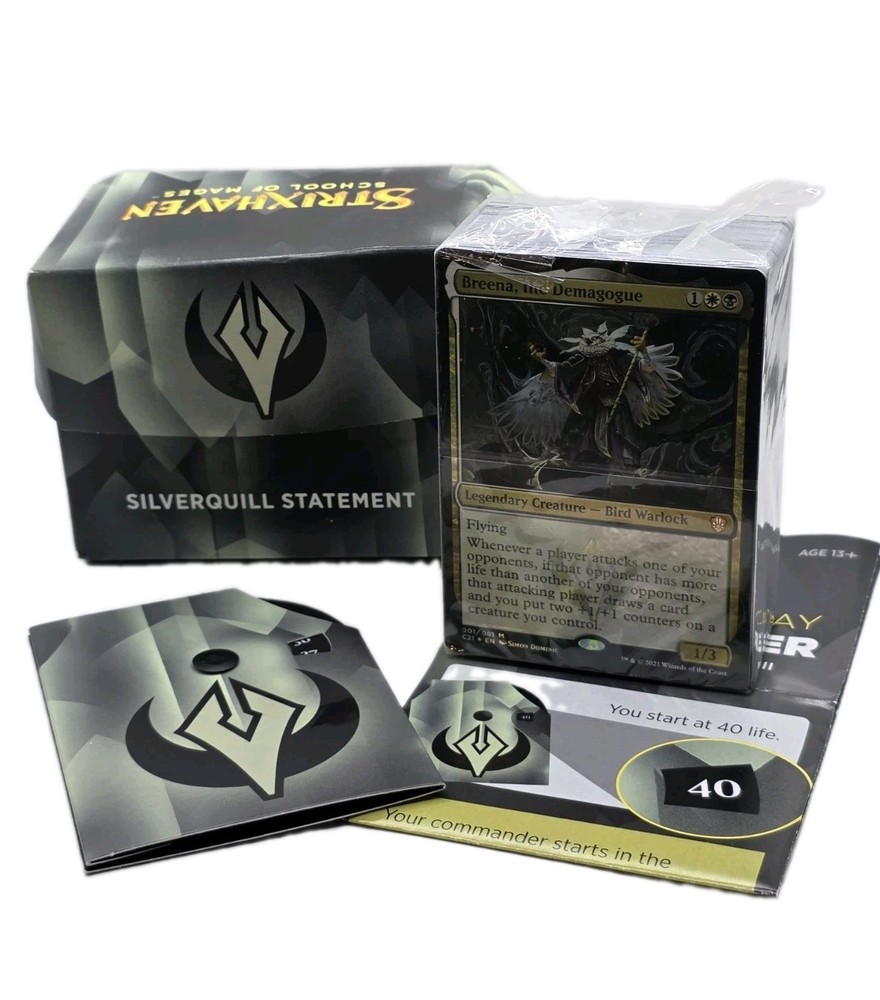 Strixhaven School of Mages Silverquill Statement Card Game 2021 (Read)