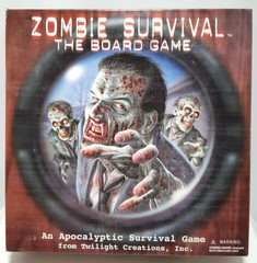 Zombie Survival Board Game Twilight Creations Apocalyptic 1-4 Players Used