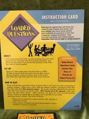Loaded Questions Board Game Teen and Adult Party 1-6 Players 2003 Mint Condition