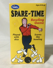 2003 SPARE-TIME BOWLING DICE GAME IN BOX- 100% COMPLETE- By THINKFUN, INC