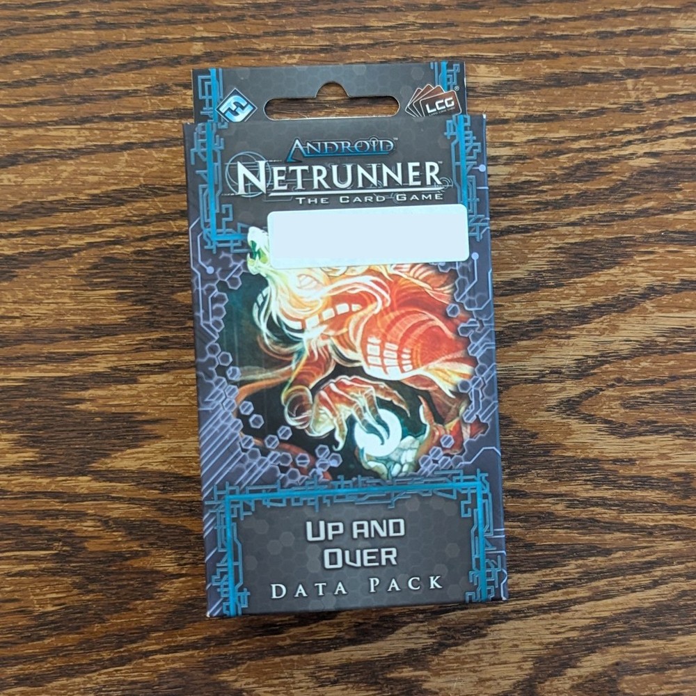 Up and Over | NEW/FACTORY SEALED | Android: Netrunner LCG Data Pack RARE OOP