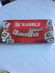 Scrabble Classic Crossword Board Game – Ages 8+ Hasbro Gaming – Complete