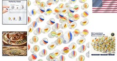 Creative 61PCS Glass Marbles Game Set – Perfect for Indoor Fun & Learning