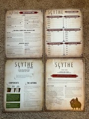 Scythe Board Game Stonemaier 1-5 Players w/ Metal Coins + Promo Cards & Dials