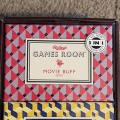 Ridley’s Games Room 3-in-1 Trivia Game Set Movie Theme, 2+ Players, 14+