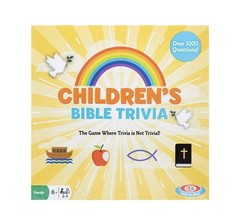 Children’s Bible Trivia Board Game Ideal 2018, Over 1000 Questions, NIB, Sealed