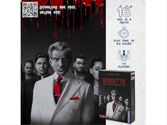 Masters of Crime: Vendetta Murder Mystery Game for 1-5 Players 16+ New