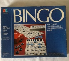 Vintage BINGO Game 1987 Milton Bradley Classic Number Calling New Sealed RARE