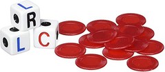 LCR Left Center Right Fun Dice Game for 3 to 12 Players Family Game Night