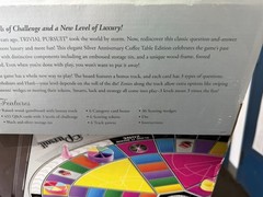 BRAND NEW! Vintage 2005 silver anniversary edition tabletop Trivial Pursuit game