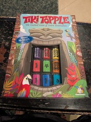 Tiki Topple Board Game by Gamewright Free Shipping