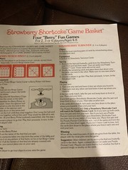 Vintage Strawberry Shortcake Game Basket 4 Berry Fun Games 1981 Parker Bros RARE