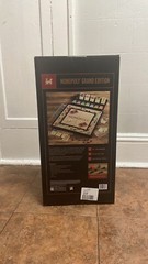 Brand New MONOPOLY GRAND Luxury Edition Folding Wood Board Rare Gift! SEALED