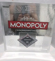Monopoly Platinum Edition Board Game Luxury Metal Frame Collector’s Set Complete