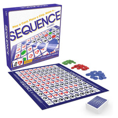SEQUENCE- Original SEQUENCE Game with Folding Board, Cards and Chips by ( Packa