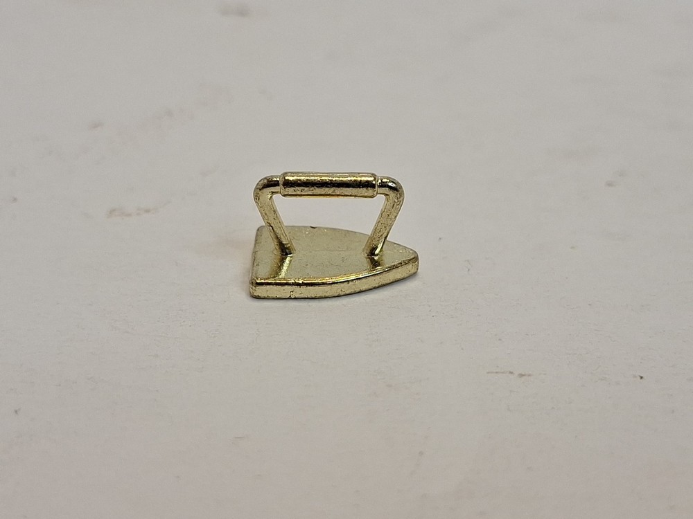 Monopoly Deluxe Anniversary 1985 Edition Gold Tone Iron Token Replacement Part
