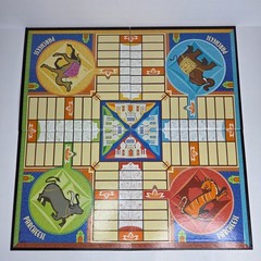 Parcheesi The Classic Game of India Milton Bradley Board Game 100% Complete 2001
