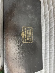 VINTAGE E.S. LOWE WHEEL OF FORTUNE HORSE RACING GAME with original box roulette