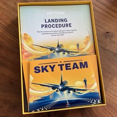 Sky Team – Prepare For Landing Board Game EUC adult Owned Gently Used