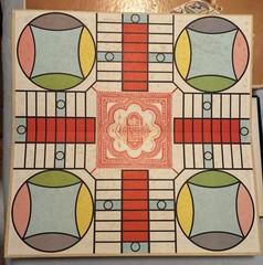 PARCHEESI A Backgammon Game of INDIA “GOLD SEAL EDITION”, 1964 FREE SHIPPING