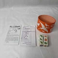 1997 Gamewright KIT & CABOODLE Dice Game of Sets & Science 1~3 Players Ages 8+