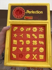 1975 Vintage Lakeside Perfection Board Game – Working – missing one piece