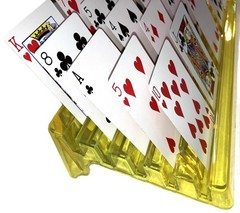 Playing Cards Plastic Holder 2 Racks Hands Free Hand & Foot Super Samba Bridge