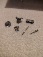 2013 Monopoly ~ Walking Dead Survival Edition ~ Replacement Parts ~ 6 x Tokens