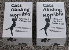 Cats Abiding Horribly Episodes 2 II 3 III Cards Against Humanity Expansion Packs