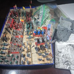 Milton Bradley Battle Masters 1992 Giant Mat Fantasy Board Game Not Complete