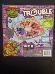 Teenage Mutant Ninja Turtles Mutant Mayhem Pop‑O‑Matic Trouble Board Game ~ NEW!