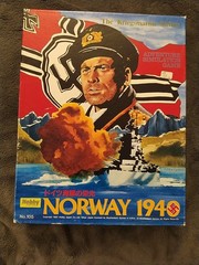 NORWAY 1940 THE KRIEGSMARINE STRIKES WWII WARGAME HOBBY JAPAN UNPUNCHED RARE