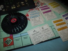 VINTAGE Monopoly Deluxe Edition Parker Brothers 1995 Golden Tokens