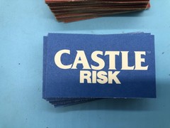 Vintage Parker Brothers Risk & Castle Risk Strategy Board Game 2-6 Players 10+
