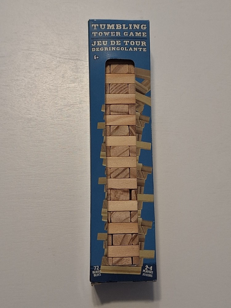 72 Pc Set Tumbling Tower Game Wooden Stacking Blocks – FAST SHIPPING!