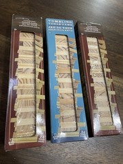 72pc MINIATURE Tumbling Tower Blocks Wood Game 1-7/8″ x 5/8″ CRAFTS SET OF 3