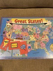 Great States! Board Game Boardgame Landmarks State Capitals Geography 1999 NEW!