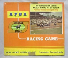Vintage APBA Sports American SADDLE HORSE RACING Game & 1973 SECRETARIAT Season