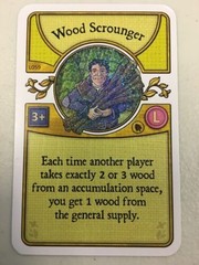 Agricola Wood Scrounger L Deck Foil Promo Card, Multicolored