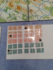Avalon Hill, Gettysburg 1961 Civil War Game (green back token edition)