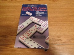 Vintage Pressman Double Nine Dominos Set DOUBLE NINE 54 DOMINOES #3226