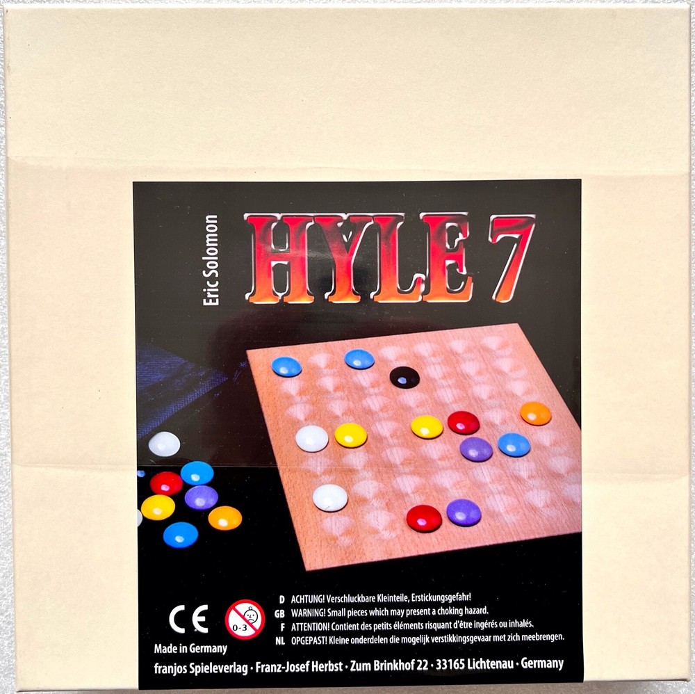 Hyle 7 Franjos Spieleverlag Holzspielzeug Familienspiel Legespiel Strategiespiel