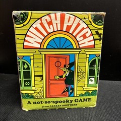 Rare Witch Pitch Board Game Parker Bros 1970 Halloween