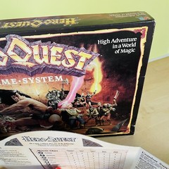 1990 Hero Quest & Kellar’s Keep Quest Pack • Milton-Bradley • Fantasy Board Game